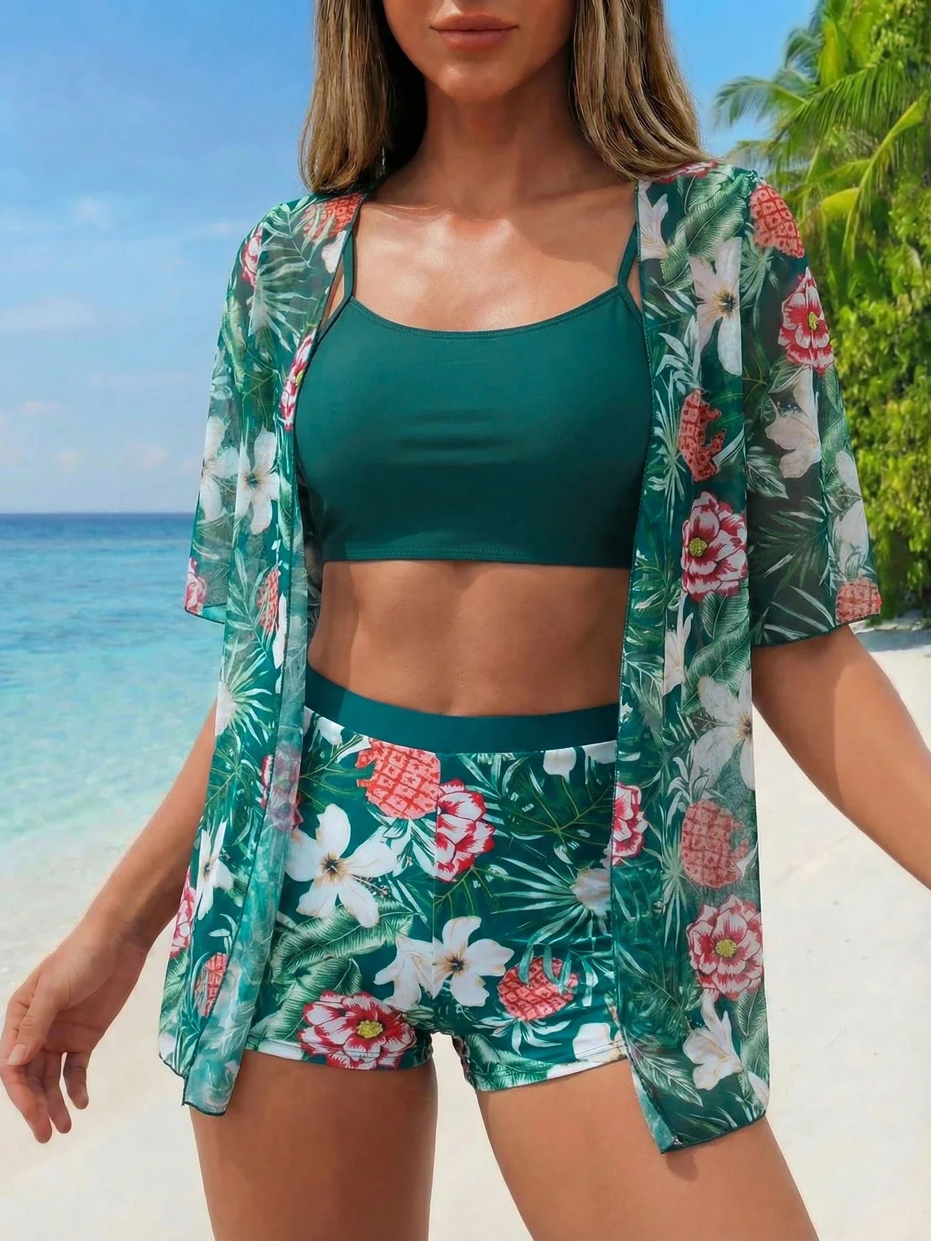 Conjunto Biquíni 3 Peças Íris