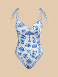 Maiô Minimalista Tropical Francesca