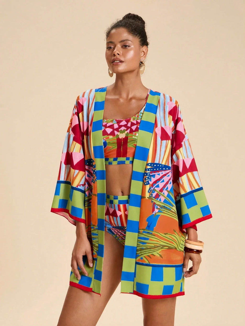 Kimono Luxo Verão Nina