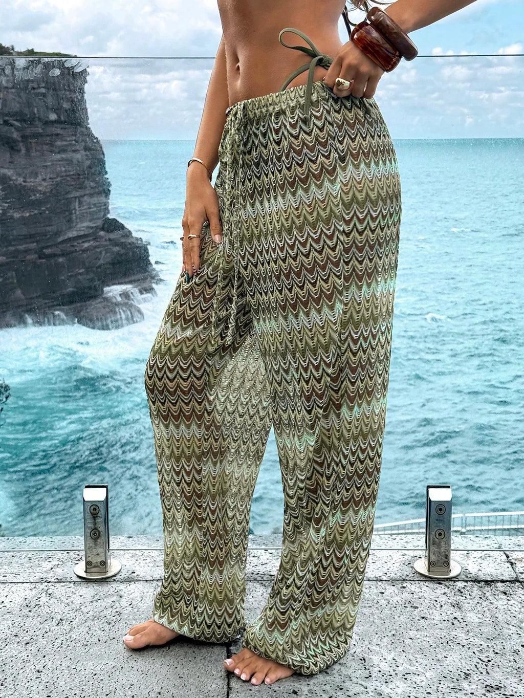 Calça de Praia Tropical Clarice