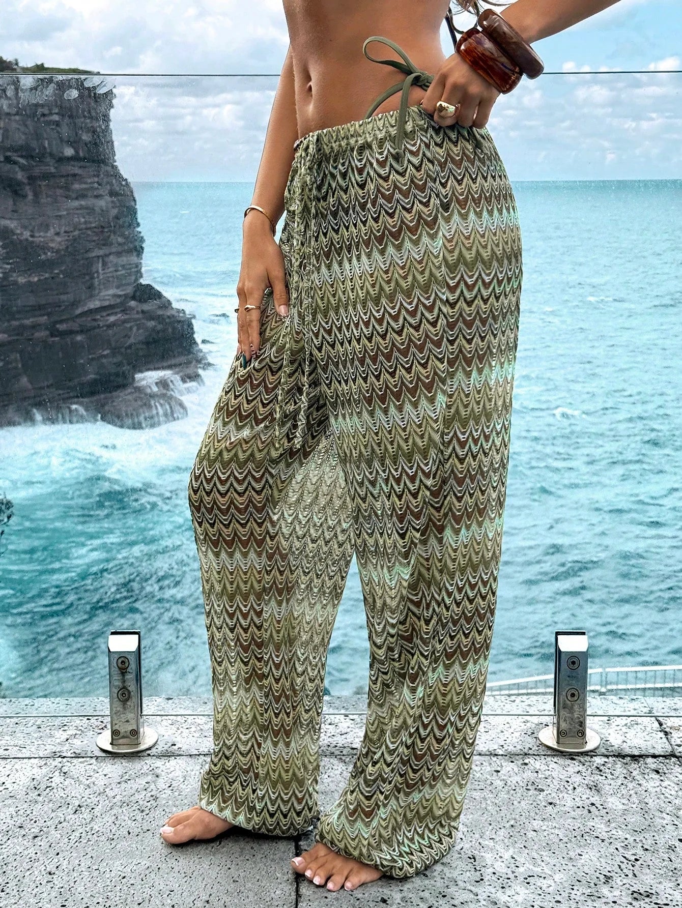Calça de Praia Tropical Clarice