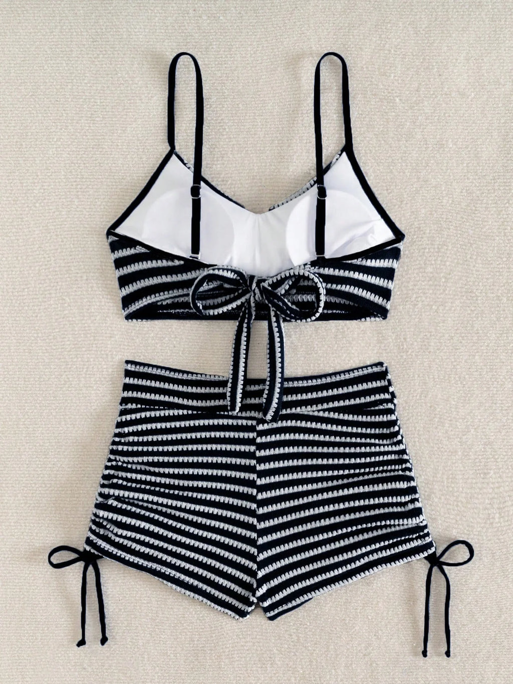 Conjunto Biquíni Shorts 2 Peças Texturizado Alice