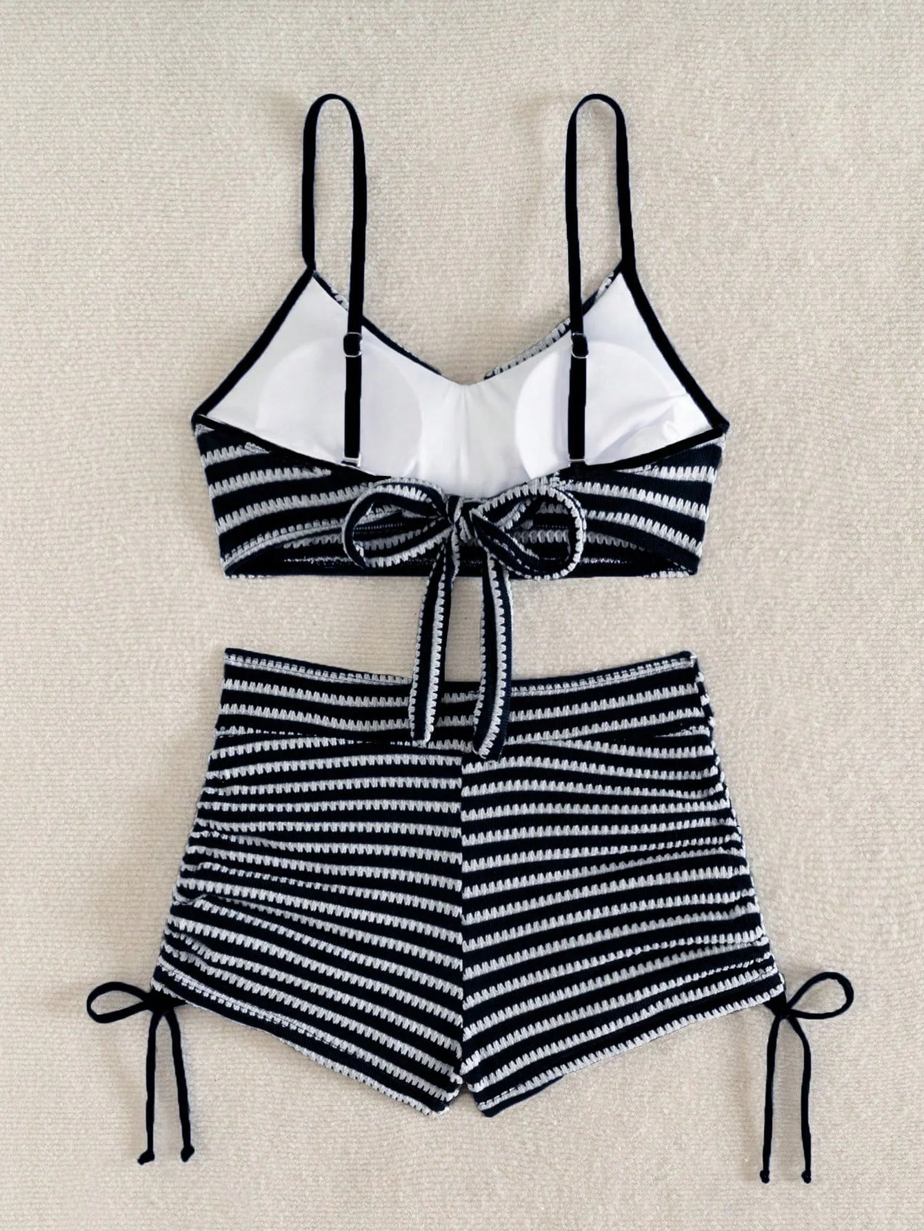 Conjunto Biquíni Shorts 2 Peças Texturizado Alice