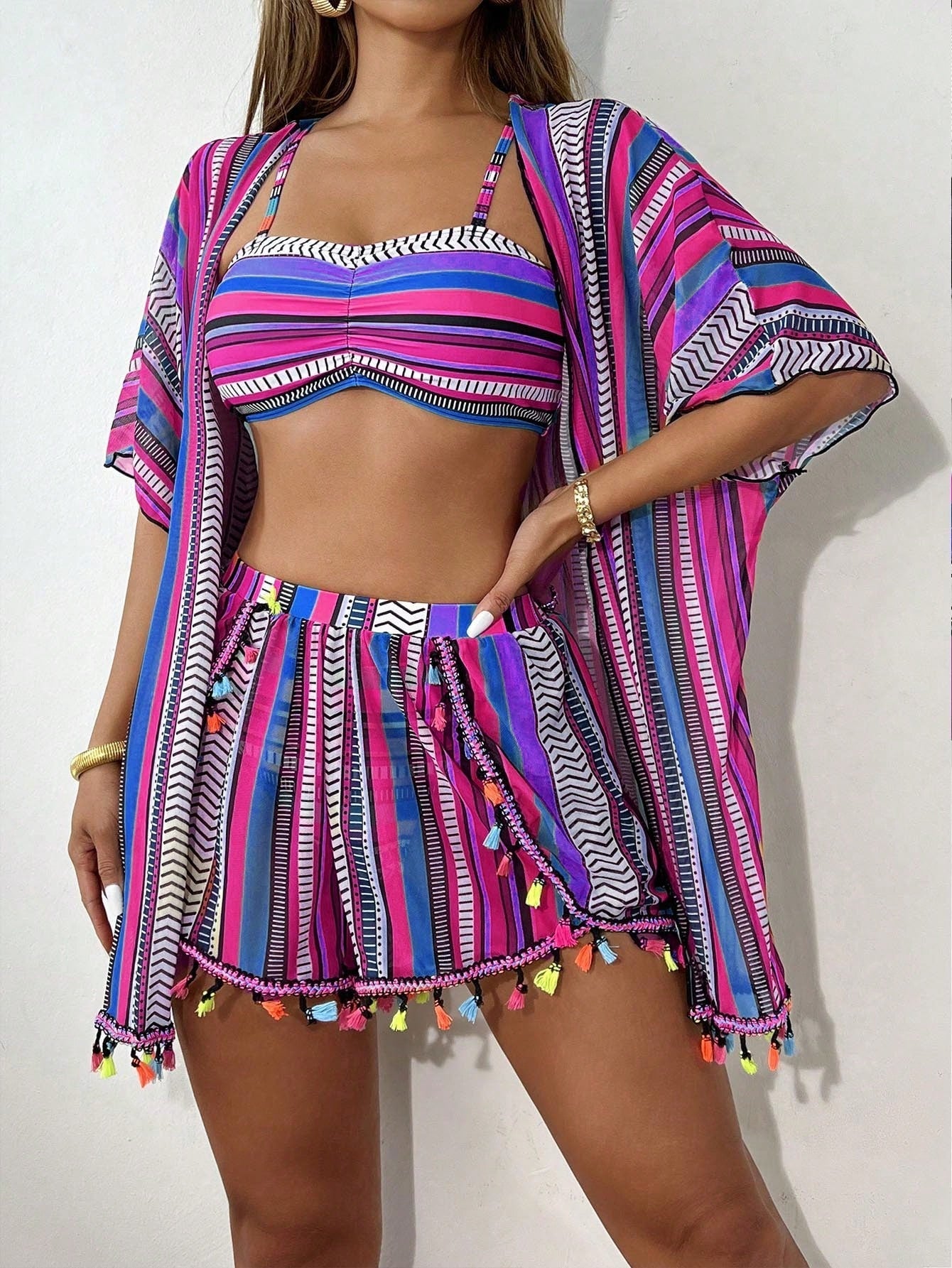 Conjunto de Biquíni 4 Peças Romana GG