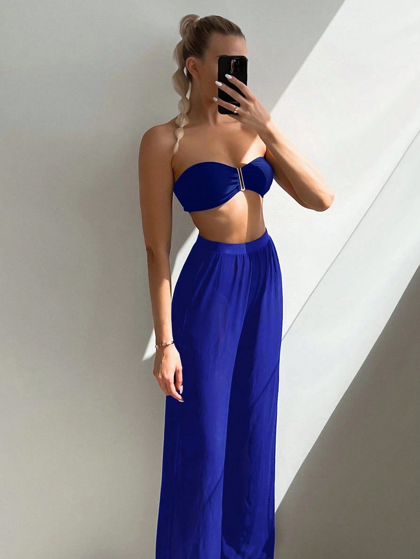 Conjunto Biquíni 3 Peças Elegante Choe
