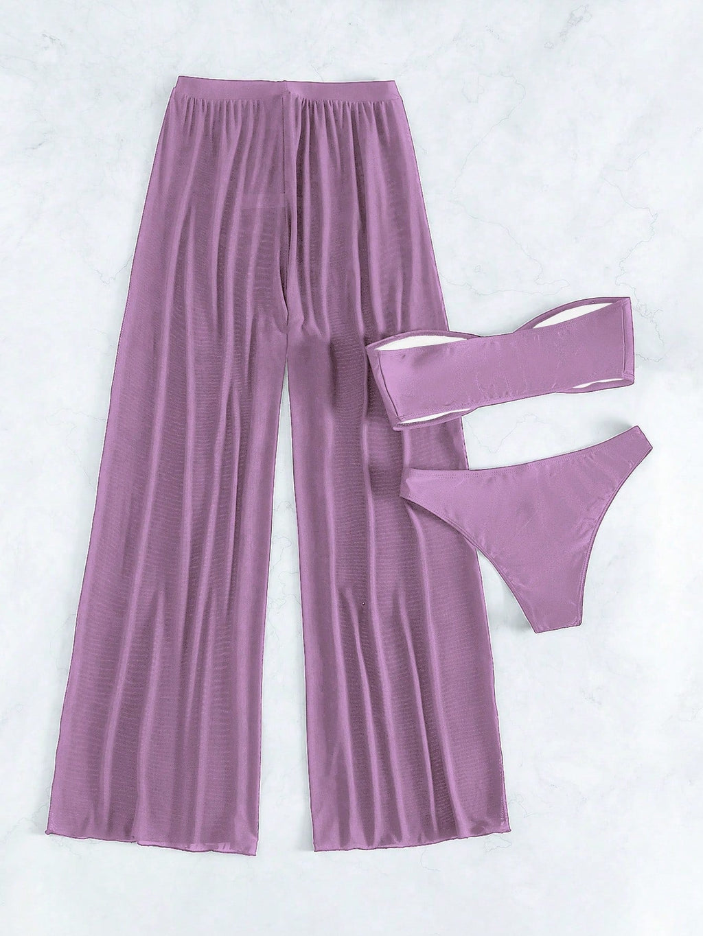 Conjunto Biquíni 3 Peças Elegante Choe