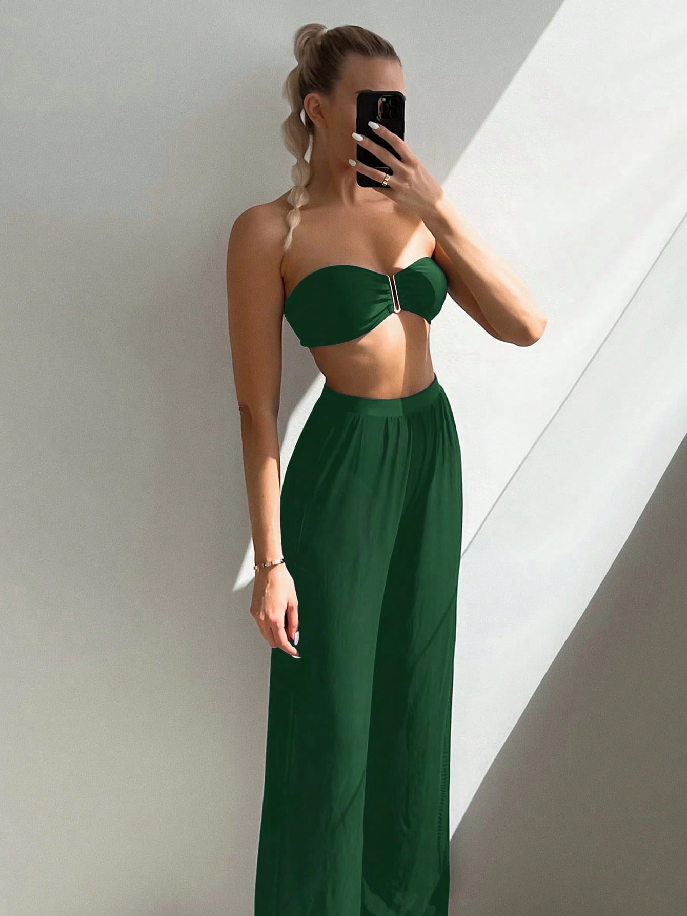 Conjunto Biquíni 3 Peças Elegante Choe
