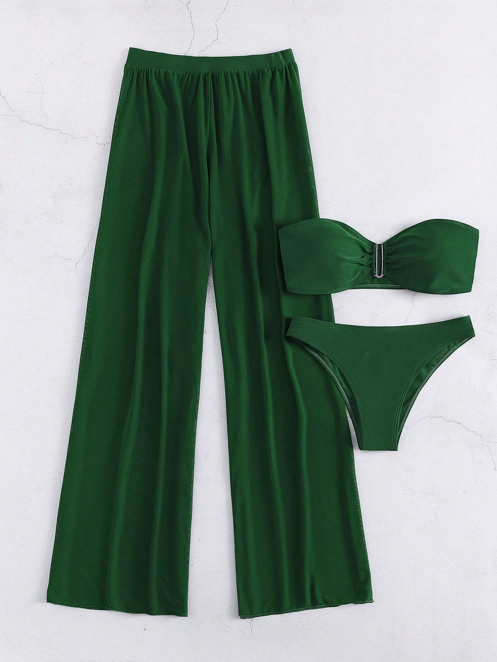 Conjunto Biquíni 3 Peças Elegante Choe