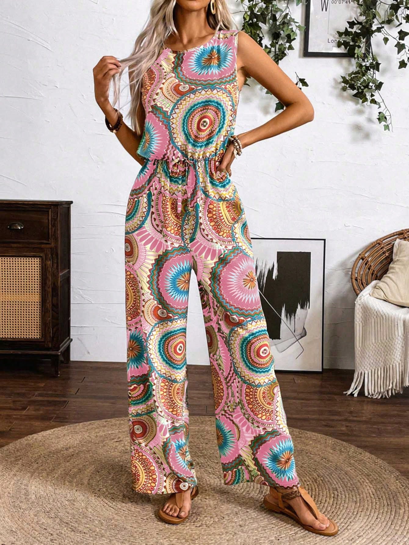 Macacão Estampado de Mandala