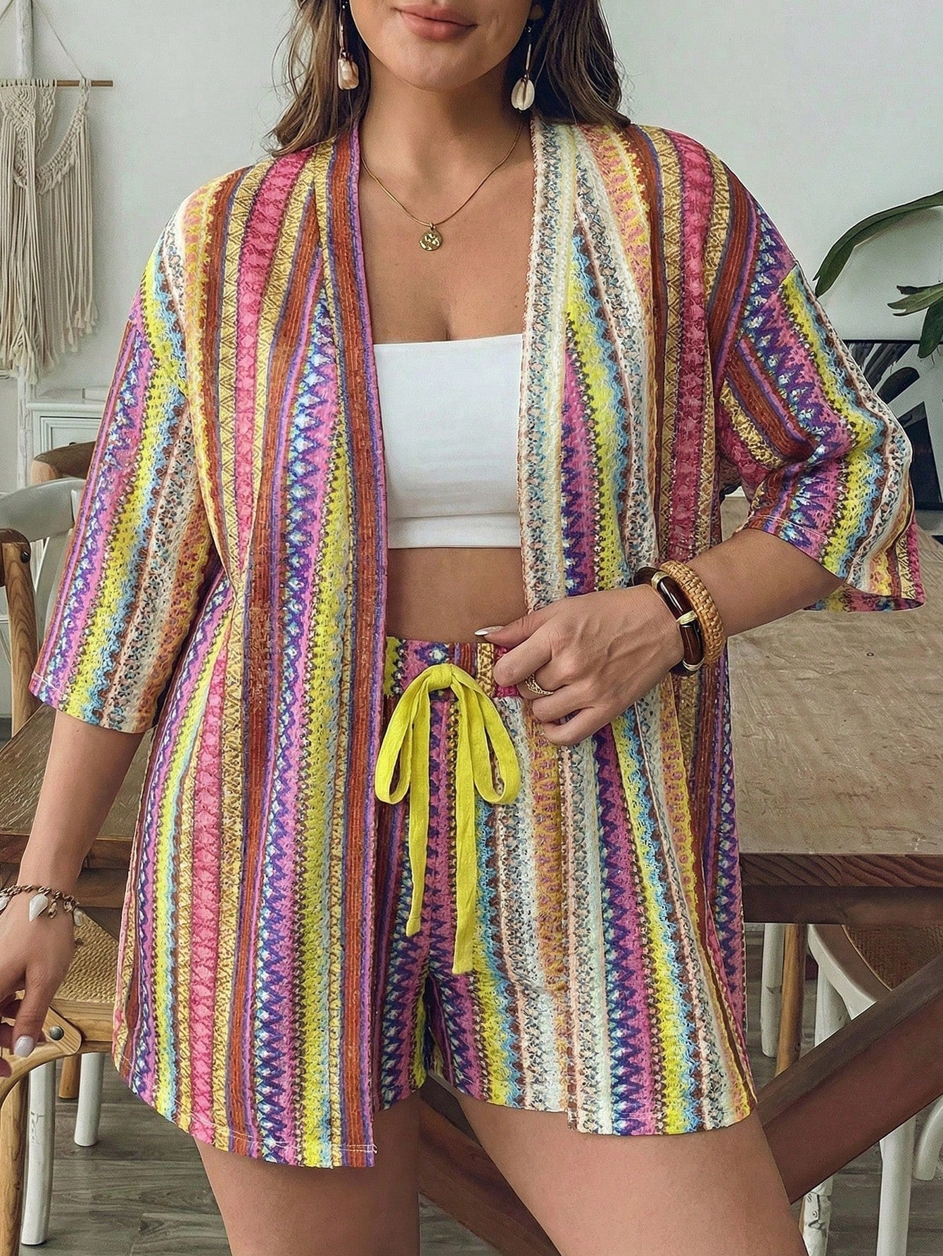 Conjunto de Saída 2 Peças Plus Size Lais