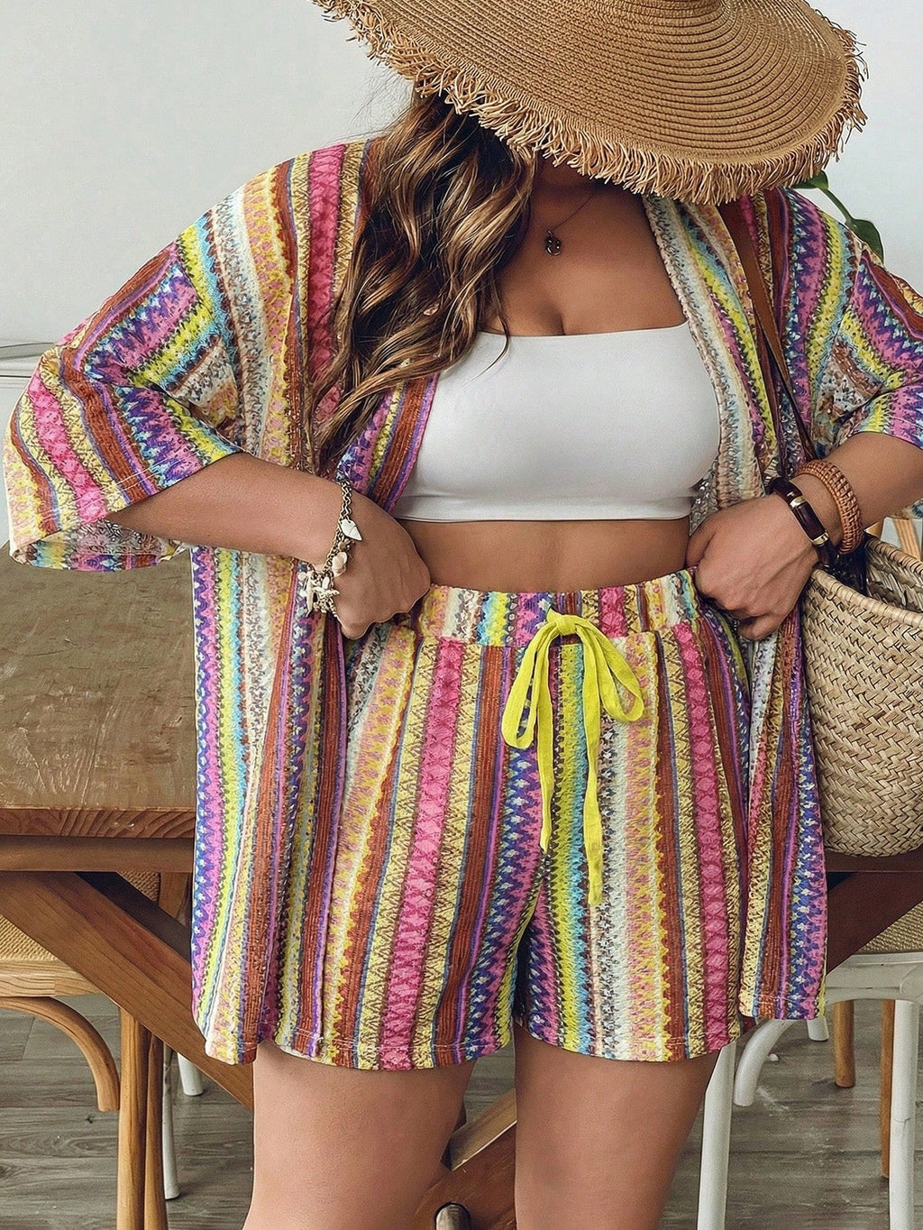 Conjunto de Saída 2 Peças Plus Size Lais