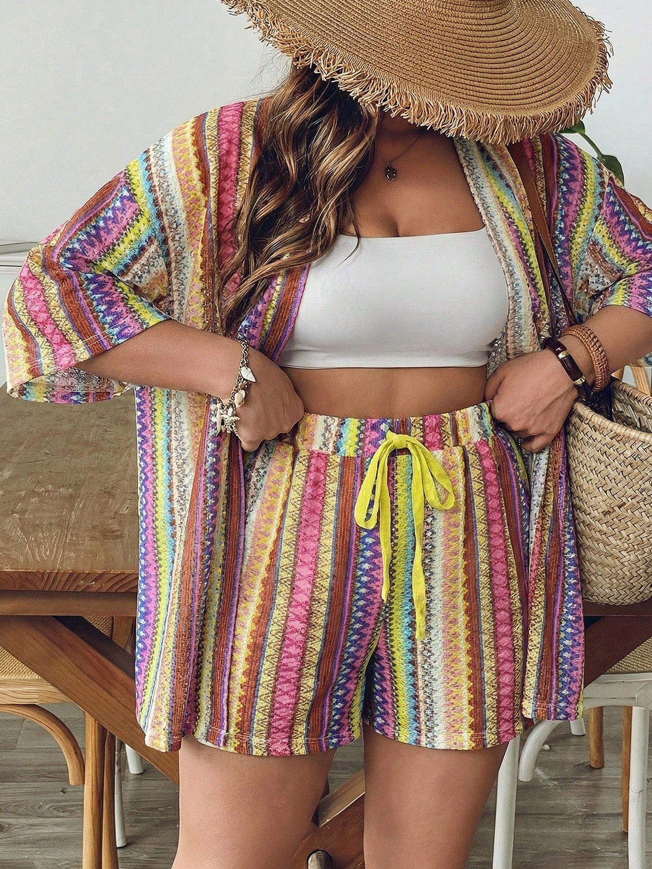 Conjunto de Saída 2 Peças Plus Size Lais