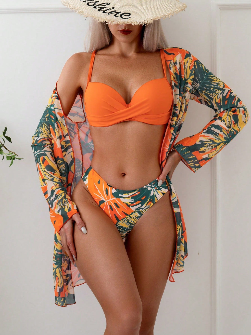 Conjunto de Biquíni 3 Peças Daphne G