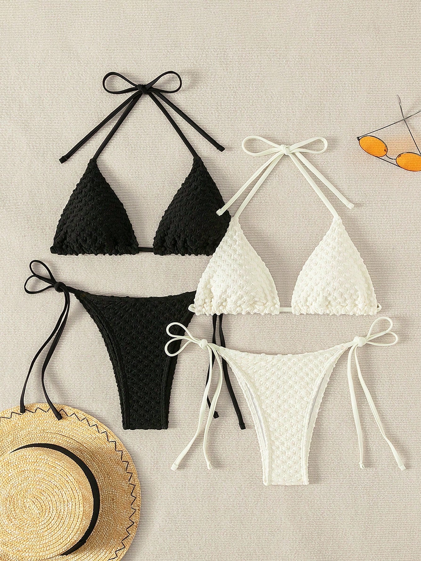 Kit 2 Conjuntos de Biquíni Cortininha