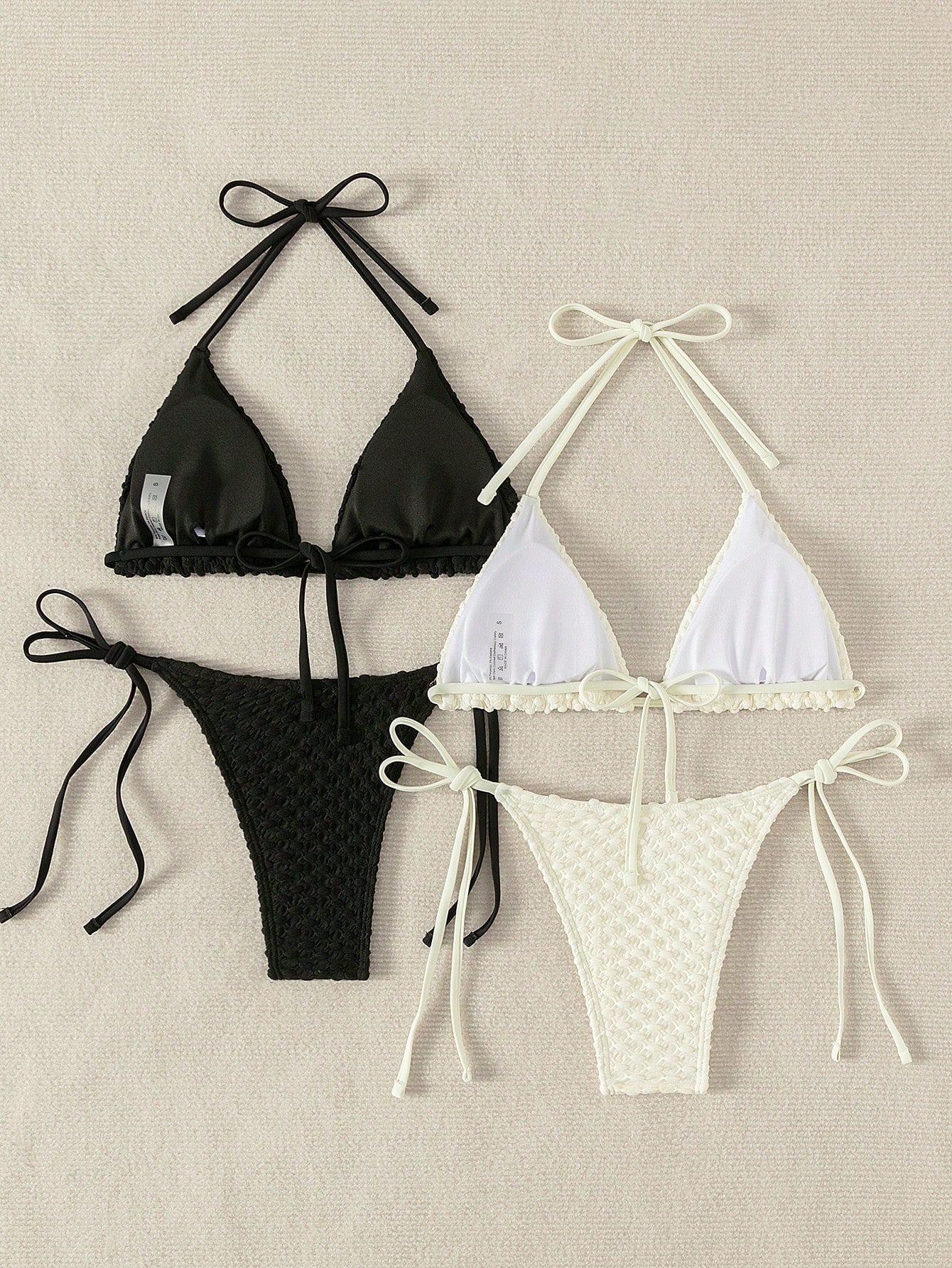Kit 2 Conjuntos de Biquíni Cortininha