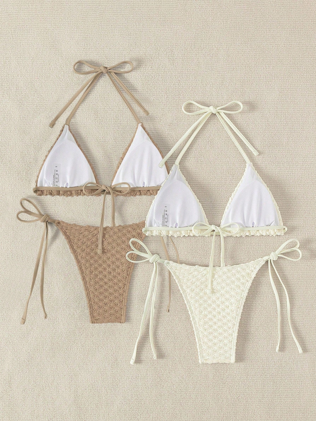 Kit 2 Conjuntos de Biquíni Cortininha G
