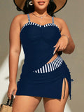 Tankini Plus Size com Listras