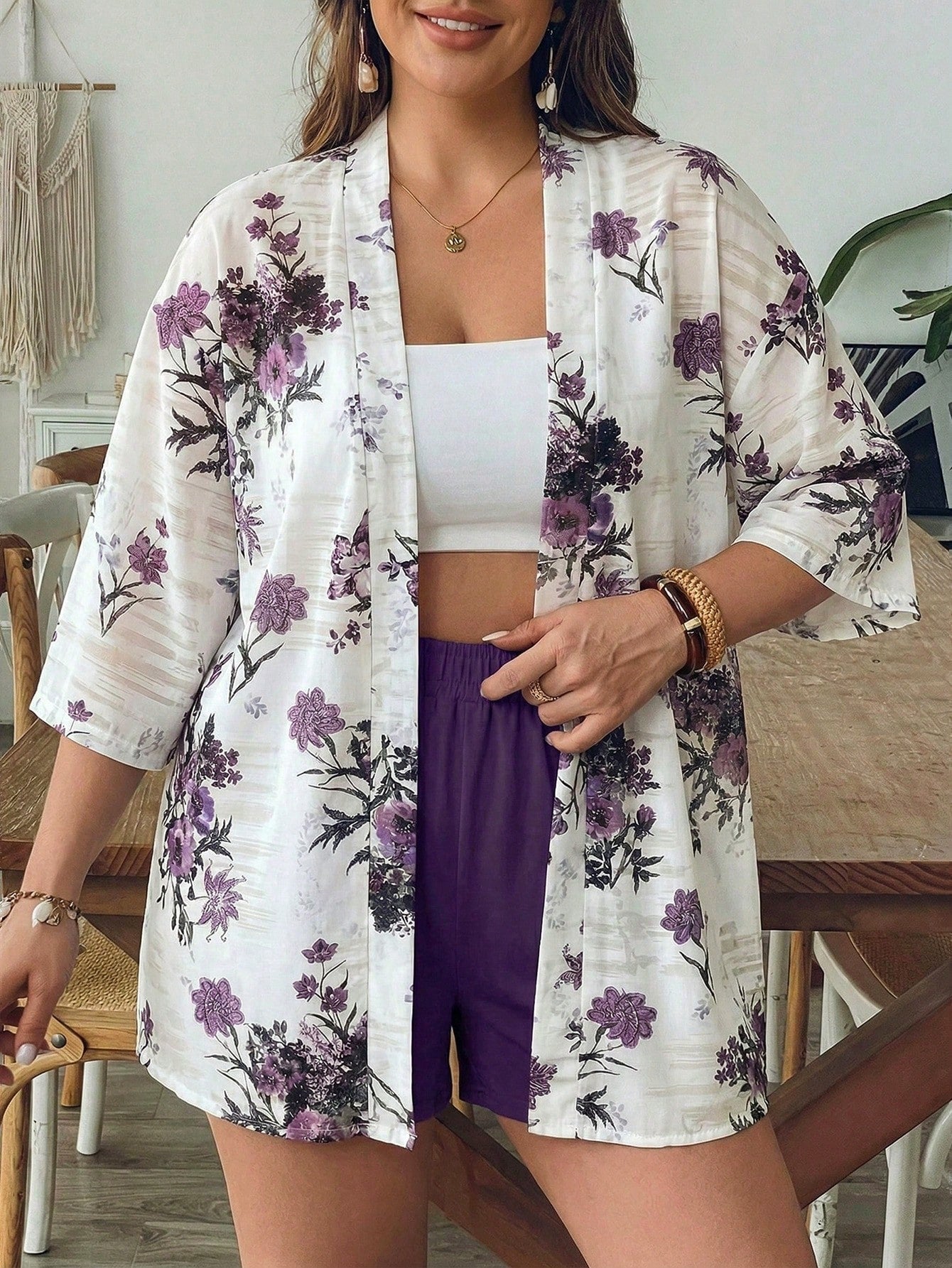 Conjunto de Saída 2 Peças Plus Size Lais