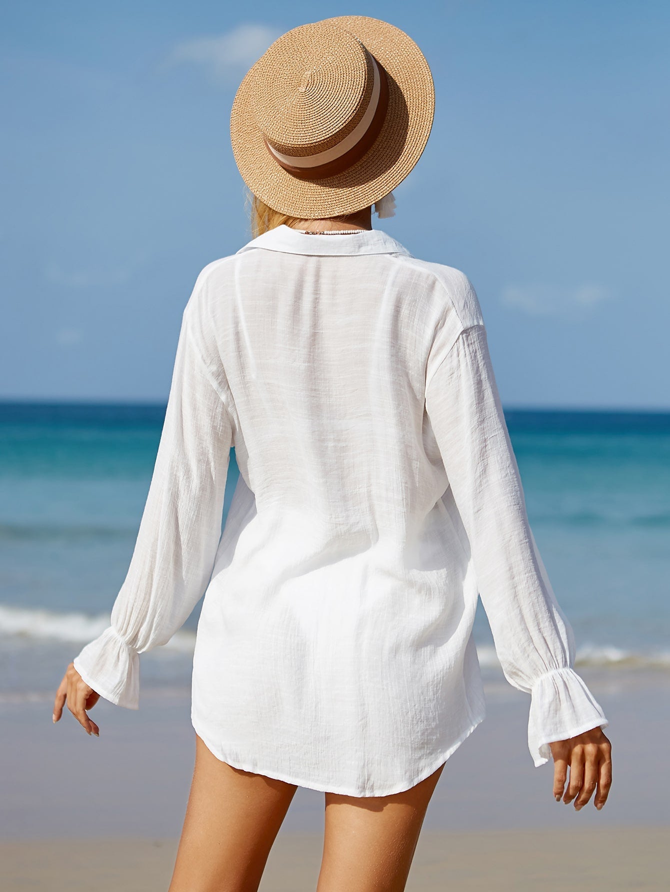 Conjunto Saída de Praia 2 Peças Liso Ava